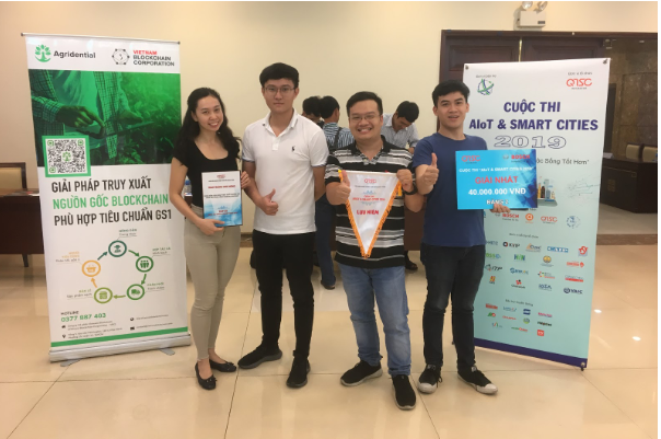 Vietnam Blockchain Corporation honored with the first prize of High-Tech Agriculture group in the final round of AIoT & Smart Cities 2019