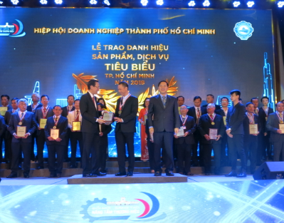 Vietnam Blockchain Corporation won the title "Typical products and services of Ho Chi Minh City" in 2019